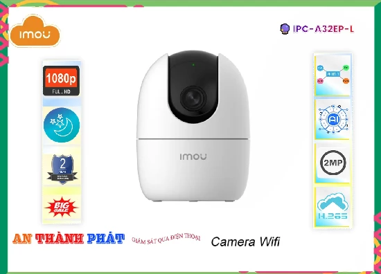Lắp đặt camera wifi giá rẻ ✽ Camera Wifi Imou Giá rẻ IPC-A32EP-L