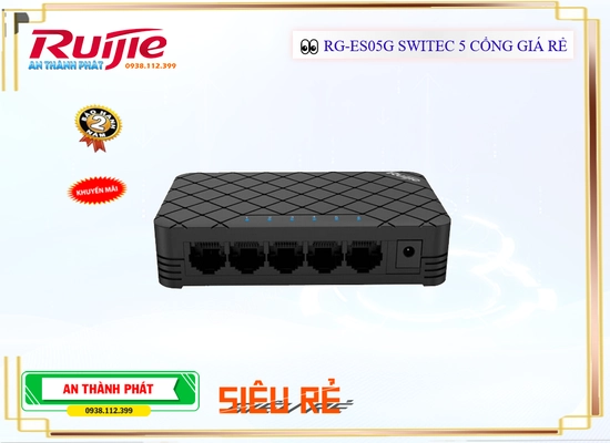 Lắp đặt camera wifi giá rẻ Hãng Ruijie RG-ES05G