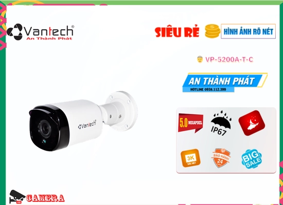 Lắp đặt camera wifi giá rẻ Camera VP-5200A|T|C Siêu Nét