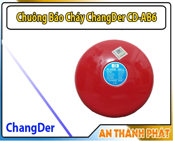 Chuông Báo Cháy ChangDer CD-AB6,Chuông Báo Cháy CD-AB6,Báo Cháy ChangDer CD-AB6,ChangDer CD-AB6,CD-AB6