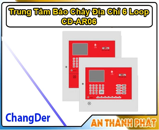 Trung Tâm Báo Cháy Địa Chỉ Chang der CD-AR06, trung tâm báo cháy địa chỉ CD-AR06 chính hãng, lắp đặt trung tâm báo cháy CD-AR06 giá rẻ, CD-AR06