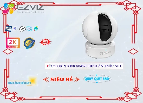 Camera Ezviz CS-C6CN-R100-8B4WF 