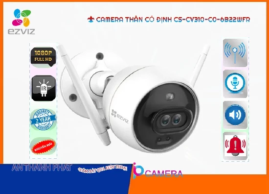 Lắp đặt camera wifi giá rẻ ✽ Camera CS-CV310-C0-6B22WFR Công Nghệ Mới