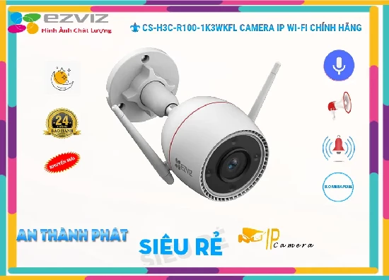 Lắp đặt camera wifi giá rẻ CS-H3C-R100-1K3WKFL Wifi Ezviz Hình Ảnh Đẹp