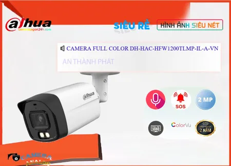 Lắp đặt camera wifi giá rẻ Camera IP Thân Ghi Âm DH-HAC-HFW1200TLMP-IL-A-VN
