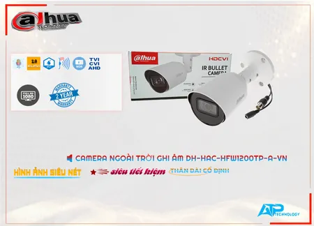 Lắp đặt camera wifi giá rẻ DH-HAC-HFW1200TP-A-VN Camera Ghi Âm Giá Rẻ