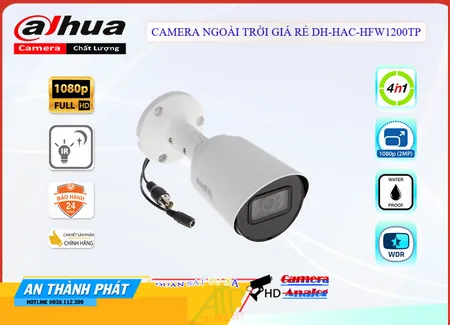 Lắp đặt camera wifi giá rẻ DH-HAC-HFW1200TP Camera Ngoài Trời Giá Rẻ