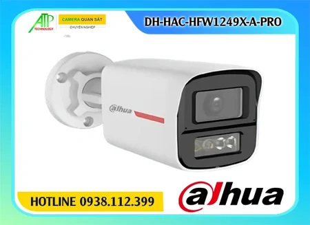 Camera Dahua DH-HAC-HFW1249X-A-PRO, Camera ngoài trời DH-HAC-HFW1249X-A-PRO, DH-HAC-HFW1249X-A-PRO 2MP, Camera Full Color DH-HAC-HFW1249X-A-PRO, DH-HAC-HFW1249X-A-PRO có mic, Camera thân Dahua DH-HAC-HFW1249X-A-PRO, DH-HAC-HFW1249X-A-PRO ánh sáng ấm