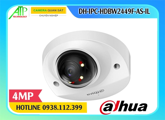 camera DH-IPC-HDBW2449F-AS-IL, DH-IPC-HDBW2449F-AS-IL, Dahua DH-IPC-HDBW2449F-AS-IL, Camera PoE