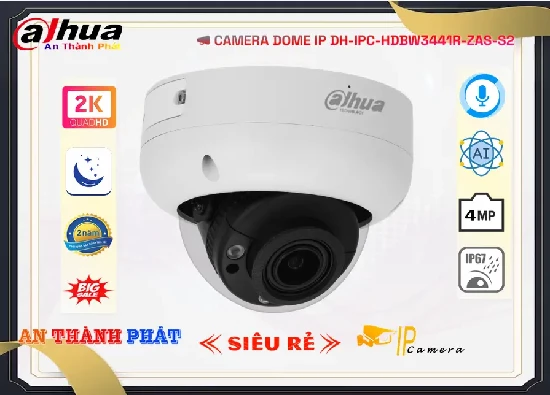 Camera Dahua DH-IPC-HDBW3441R-ZAS-S2 