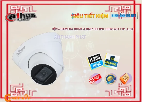 Lắp đặt camera wifi giá rẻ Camera Quan Sát Dahua DH-IPC-HDW1431T1P-A-S4