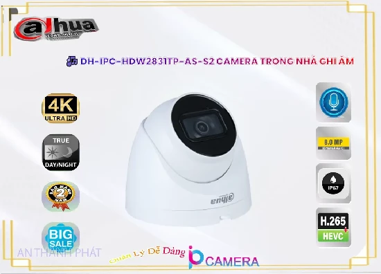 Camera An Ninh Dahua DH-IPC-HDW2831TP-AS-S2 