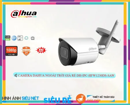 Lắp đặt camera wifi giá rẻ Camera Dahua DH-IPC-HFW1230DS-SAW