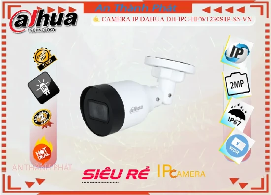 Lắp đặt camera wifi giá rẻ Camera An Ninh Dahua DH-IPC-HFW1230S1P-S5-VN