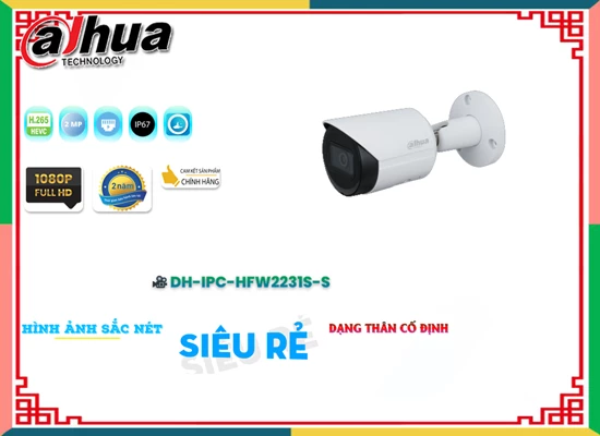 Lắp đặt camera wifi giá rẻ Camera Dahua DH-IPC-HFW2231S-S Tiết Kiệm