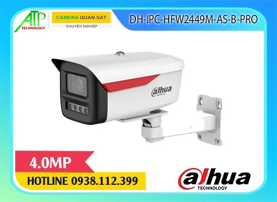 camera dahua 4mp full color, camera ip dahua wizsense, camera dahua DH-IPC-HFW2449M-AS-LED-B, camera ngoài trời có mic, camera ip full color 50m