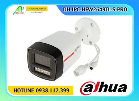 Camera Dahua DH-IPC-HFW2649TL-S-PRO , Camera 6MP DH-IPC-HFW2649TL , Camera thân cố định 6MP có mic , Camera ngoài trời 6MP Dahua , Camera an ninh Dahua DH-IPC-HFW2649TL , Camera quan sát ban đêm 6MP , Camera IP Dahua 6MP
