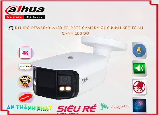Lắp đặt camera wifi giá rẻ Camera Dahua DH-IPC-PFW5849-A180-E2-ASTE