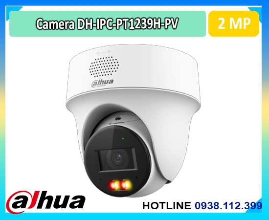 Camera PT Dahua DH-IPC-PT1239H-PV, Camera IP 2MP PT DH-IPC-PT1239H-PV, Camera Dual Light DH-IPC-PT1239H-PV, Camera bảo vệ vành đai DH-IPC-PT1239H-PV, Camera PoE ngoài trời DH-IPC-PT1239H-PV, Camera đàm thoại hai chiều, Camera DH-IPC-PT1239H-PV