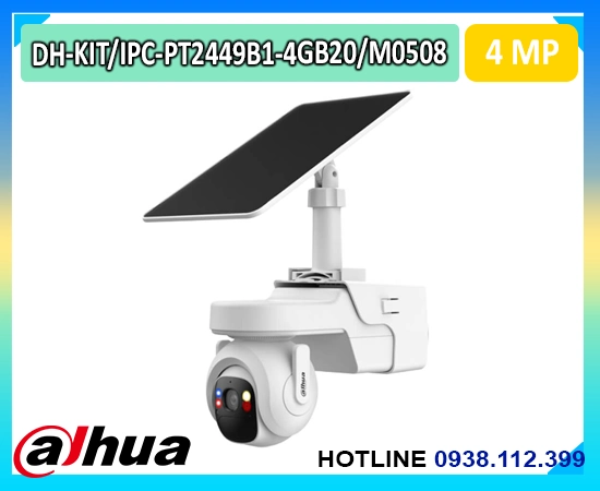 camera năng lượng mặt trời 4G PT DH-KIT/IPC-PT2449B1-4GB20/M0508, Camera 4MP solar DH-KIT/IPC-PT2449B1-4GB20/M0508, Camera PT quay quét 4G DH-KIT/IPC-PT2449B1-4GB20/M0508,DH-KIT/IPC-PT2449B1-4GB20/M0508, Camera PIR DH-KIT/IPC-PT2449B1-4GB20/M0508, DH-KIT/IPC-PT2449B1-4GB20/M0508