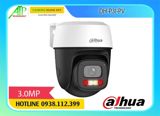 camera wifi ngoài trời dahua, camera dahua DH-P3I-PV, camera wifi quay quét 3mp, camera wifi ngoài trời có còi hú, camera ip wifi dahua ngoài trời