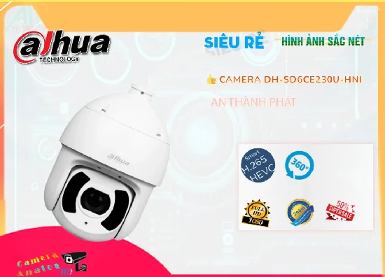 Lắp đặt camera wifi giá rẻ Camera An Ninh Dahua DH-SD6CE230U-HNI