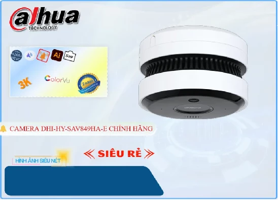 Lắp đặt camera wifi giá rẻ Camera Cảm Biến Khói DHI-HY-SAV849HA-E