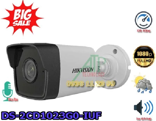 Lắp đặt camera wifi giá rẻ CAMERA HIKVISION DS-2CD1023G0-IUF