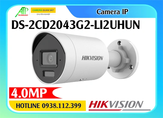 DS-2CD2043G2-LI2UHUN, Camera Hikvision DS-2CD2043G2-LI2UHUN, Camera IP 4MP Hikvision, Camera AcuSense DS-2CD2043G2-LI2UHUN, Camera ngoài trời IP67 Hikvision, Camera nhận diện người và xe Hikvision, Camera hồng ngoại 40m Hikvision, Camera có micro DS-2CD2043G2-LI2UHUN, Báo giá DS-2CD2043G2-LI2UHUN