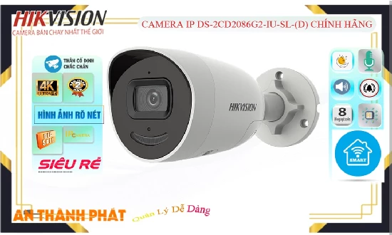 Lắp đặt camera DS-2CD2086G2-IU/SL(D) Hikvision Mẫu Đẹp ✅