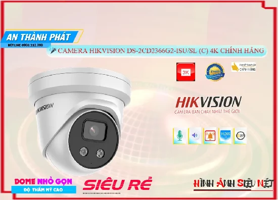 Camera An Ninh Hikvision DS-2CD2366G2-ISU/SL(C) Giá rẻ 
