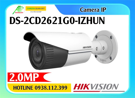 DS-2CD2621G0-IZHUN, Camera Hikvision DS-2CD2621G0-IZHUN, Camera IP Hikvision 2MP, Camera Hikvision zoom tự động 2.8-12mm, Camera IP ngoài trời IP67 Hikvision, Camera Hikvision chống ngược sáng 120dB WDR, Camera nhận diện khuôn mặt Hikvision, Camera phát hiện vượt hàng rào ảo Hikvision, Camera H.265+ Hikvision