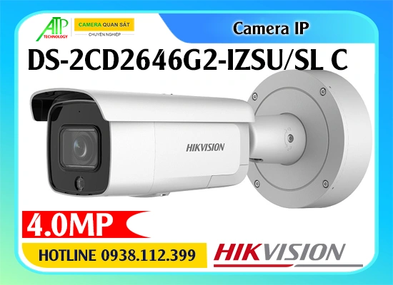 DS-2CD2646G2-IZSU/SL C nổi bật với công nghệ AcuSense nhận diện người và phương tiện chính xác, giảm báo động giả hiệu quả. Camera hỗ trợ zoom 2.8-12mm, đèn và còi cảnh báo tích hợp, đàm thoại hai chiều, hồng ngoại 60m, Face Capture cùng công nghệ DarkFighter cho hình ảnh rõ nét ban đêm.