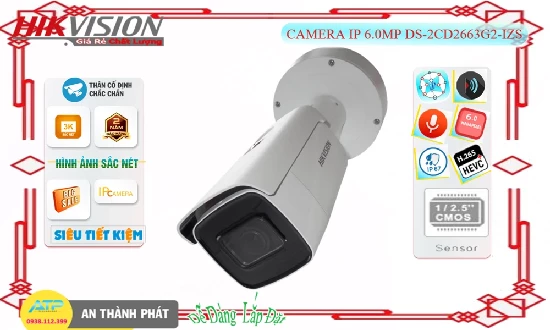 Camera An Ninh Hikvision DS-2CD2663G2-IZS Giá rẻ 