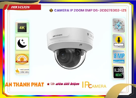 Lắp đặt camera wifi giá rẻ ✔ DS-2CD2783G2-IZS Camera Hikvision