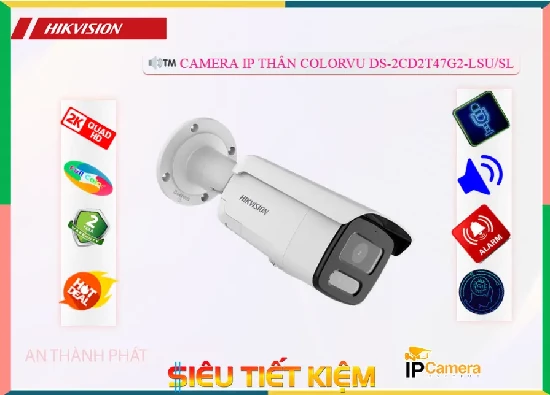 Lắp đặt camera wifi giá rẻ DS-2CD2T47G2-LSU/SL Camera An Ninh Hình Ảnh Đẹp