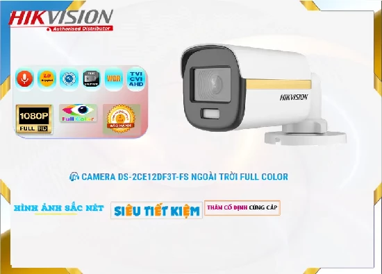 ✅ Camera Hikvision DS-2CE12DF3T-FS 