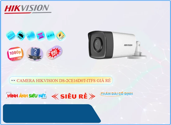 Lắp đặt camera wifi giá rẻ DS-2CE16D0T-ITFS Camera Hikvision Tiết Kiệm
