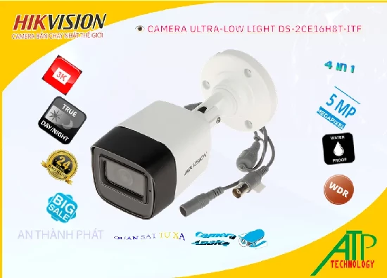 Lắp đặt camera wifi giá rẻ Camera Hikvision Sắt Nét DS-2CE16H8T-ITF