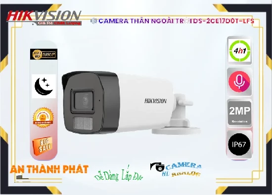 DS-2CE17D0T-LFS Camera An Ninh Hikvision 