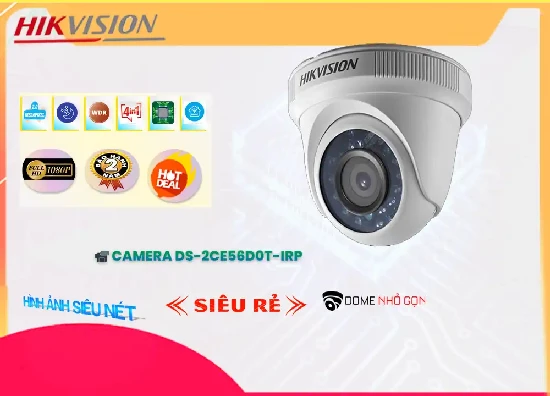 Camera Hikvision Thiết kế Đẹp DS-2CE56D0T-IRP 