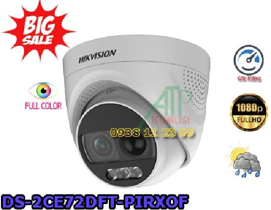Lắp đặt camera wifi giá rẻ CAMERA HIKVISION DS-2CE72DFT-PIRXOF