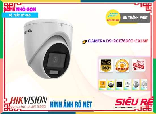 Camera An Ninh Hikvision DS-2CE76D0T-EXLMF Chức Năng Cao Cấp 
