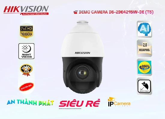 DS-2DE4215IW-DE(T5) Camera Sắt Nét Hikvision 