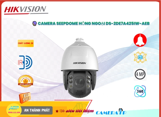 Lắp đặt camera wifi giá rẻ DS-2DE7A425IW-AEB Hikvision Chất Lượng