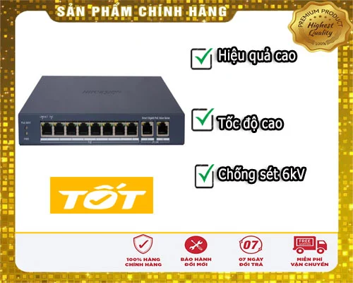  DS-3E1510P-EI(O-STD)V2 , hình ảnh  DS-3E1510P-EI(O-STD)V2 , swicth 8 cổng , swicth thông minh , swicth công suất cao