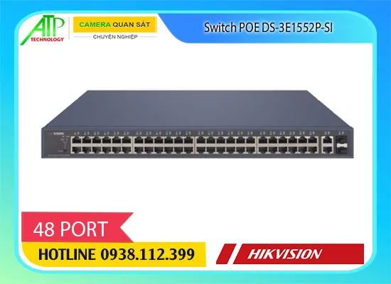 DS-3E1552P-SI, switch DS-3E1552P-SI, chia mạng DS-3E1552P-SI, thiết bị chuyển mạch DS-3E1552P-SI, cấu hình DS-3E1552P-SI, thông số DS-3E1552P-SI, thông số kỹ thuật DS-3E1552P-SI, giá DS-3E1552P-SI  