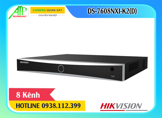 Lắp đặt camera Đầu ghi hình DS-7608NXI-K2(D)