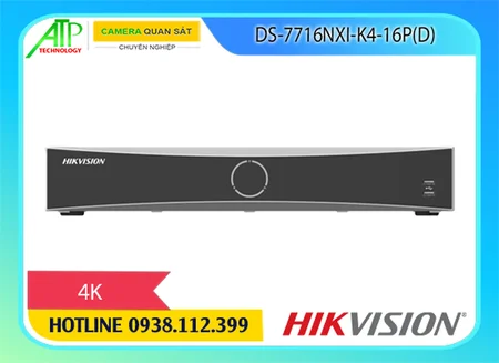 đầu ghi DS-7716NXI-K4/16P(D), đầu ghi HIKVISION DS-7716NXI-K4/16P(D), đầu ghi HIKVISON có PoE