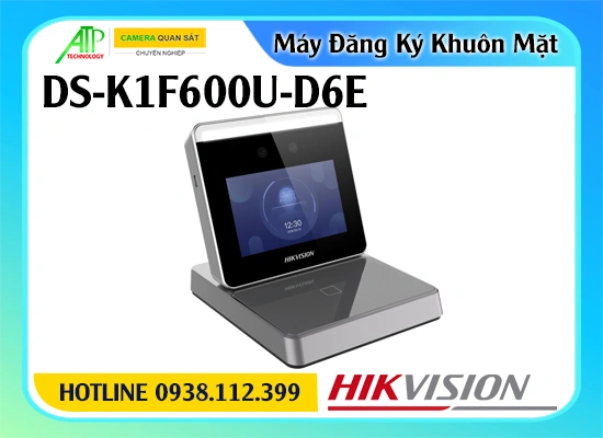 DS-K1F600U-D6E, máy đăng ký vân tay Hikvision, đầu đọc vân tay DS-K1F600U-D6E, bộ ghi danh vân tay Hikvision, máy lấy mẫu vân tay Hikvision, DS-K1F600U-D6E chính hãng, giá DS-K1F600U-D6E, máy chấm công vân tay Hikvision, đầu đọc thẻ Hikvision